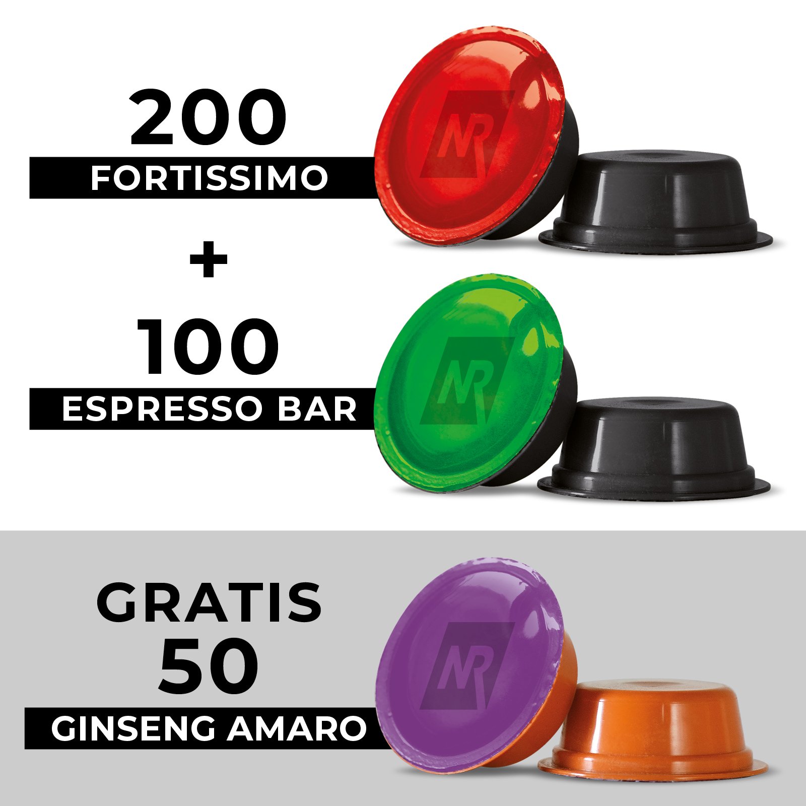 Offerta Capsule Caffè Compatibili A Modo Mio®* con bevanda Ginseng Amaro