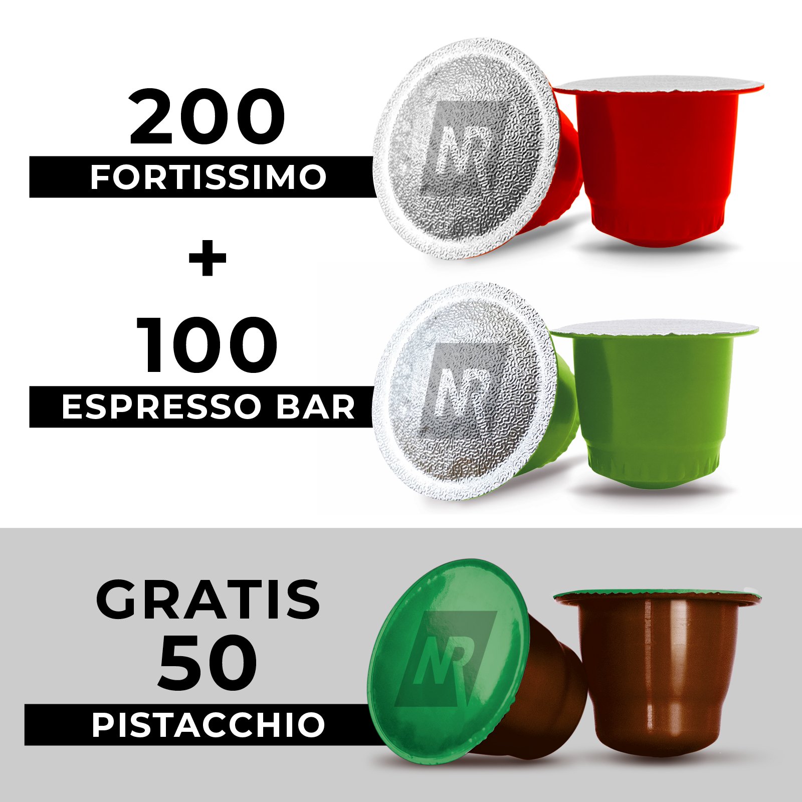 Offerta Capsule Caffè Compatibili Nespresso®* con bevanda Pistacchio