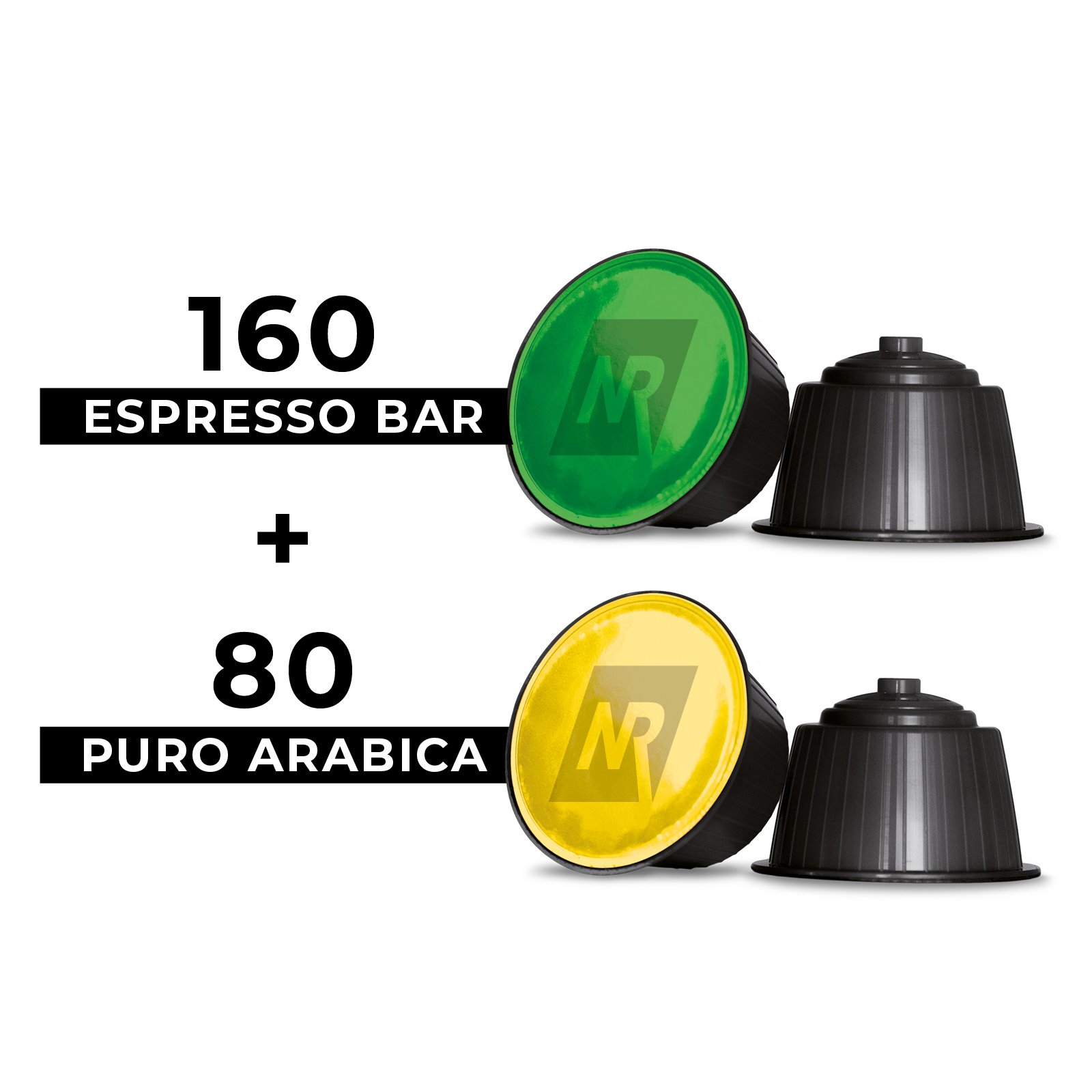 Offerta Capsule Caffè Compatibili Dolce Gusto®* Espresso Bar e Puro Arabica