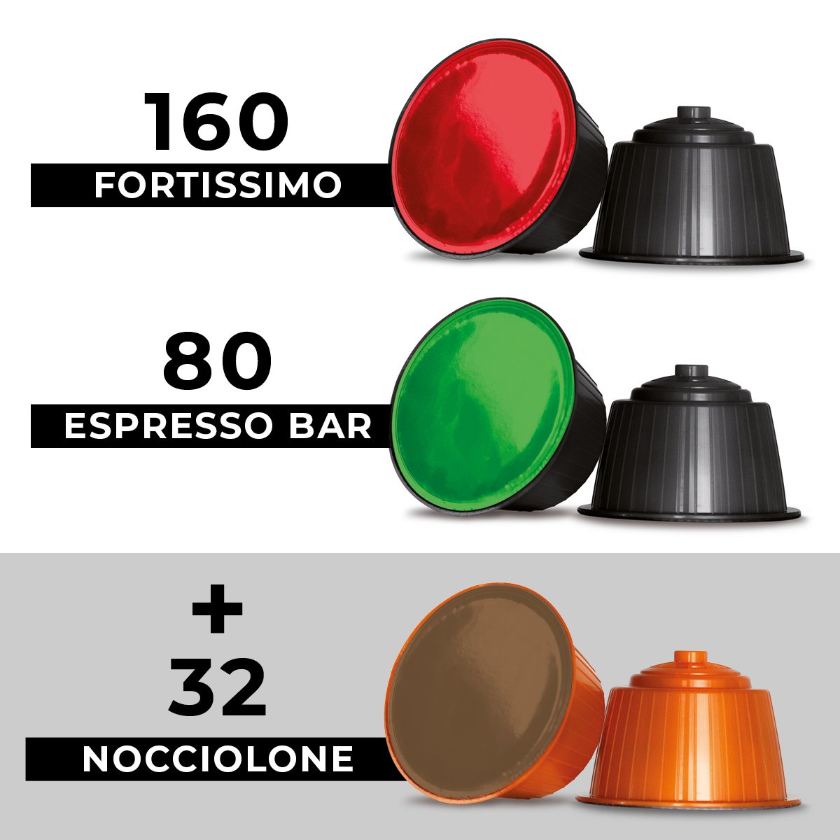 Offerta Capsule Caffè Compatibili Dolce Gusto®* con bevanda Nocciolone