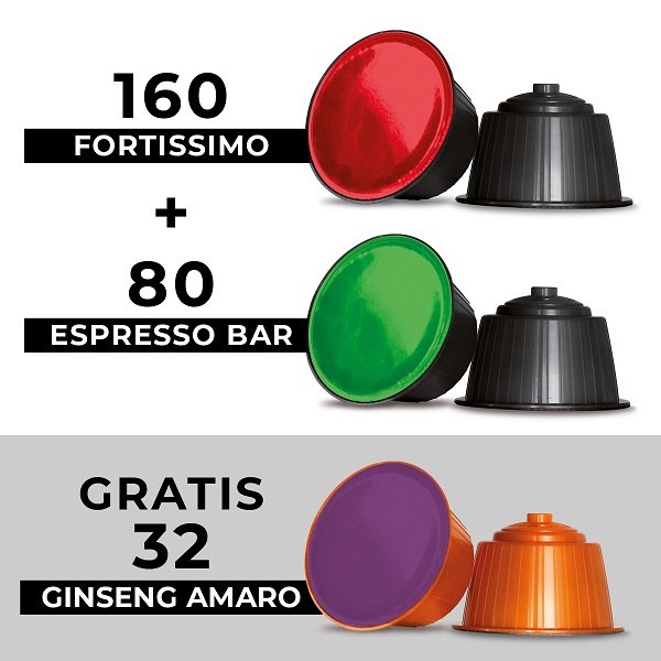 Offerta Capsule Caffè Compatibili Dolce Gusto®* con bevanda Ginseng Amaro